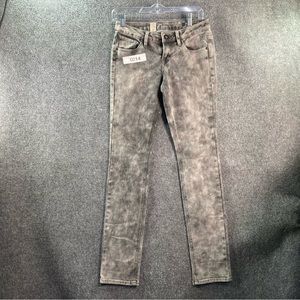 Volcom Womens Teen Jeans 5 Acid Wash Faded Stix Skinny Fit